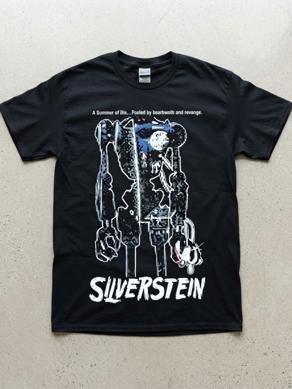 Silverstein Camp Screamo Tour Black T-Shirt S-4XL